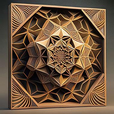 3D model sacred geometry (STL)